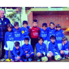 Formación del equipo del Sport Bernesga que milita en la categoría prebenjamín.