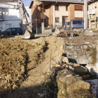 La zona de La Fuentica de Boñar cuando se realizaban obras en una parcela. CAMPOS