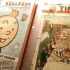 Algunas de las primeras ediciones del célebre reportero del cómic Tintín.