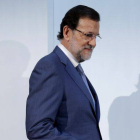 El presidente del Gobierno, Mariano Rajoy, en Madrid.