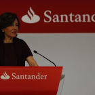 Ana Patricia Botín, presidenta del Banco Santander, en Madrid.