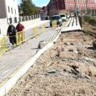 El desprendimiento ha afectado a unos 50 metros de la calle Sedeñal.