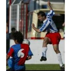 Juan Luis Cascallar, durante el Langreo-Deportiva del año pasado
