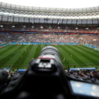 Cámara en el estadio Luzhniki de Moscú, donde se celebró la final del Mundial de fútbol el pasado verano.