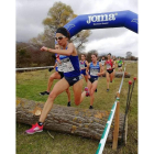 Nuria Lugueros lució su clase en el cross soriano donde el triunfo en categoría masculina fue a parar a manos de Kiplimo. M. DIAZ