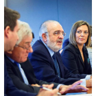 Milagros Marcos, ayer, en Bruselas. EFE