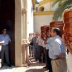 Un momento del multitudinario entierro en Lorca