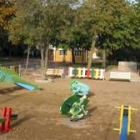 La zona infantil del parque, que fue objeto de actos de gamberrismo