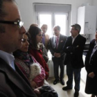 Asociaciones, patrocinadores y el alcalde, en la inauguración.