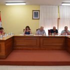Imagen del pleno celebrado este jueves en el Ayuntamiento de Valderas. MEDINA
