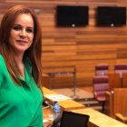 Silvia Clemente en su primera foto de twitter. DL