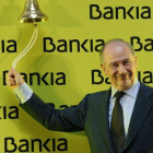 Rodrigo Rato, el día de la salida a bolsa de Bankia.