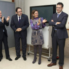 Silvia Aneas, Luis González, Alfonso Polanco, Milagros Marcos, Eduardo García y Jesús Fuertes.