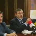 Francisco Fernández, alcalde de León, y Jaime Lissavetzky, secretario de Estado para el Deporte