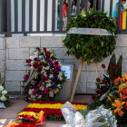 Imagen de un homenaje a las dos últimas víctimas de ETA. CATI CLADERA