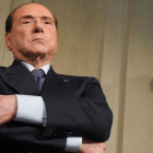 El expresidente italiano, líder del partido conservador, Forza Italia, Silvio Berlusconi.