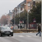 Los destrozos son todavía visibles en la glorieta.