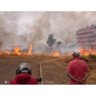 Finca que se incendió en Las Ventas