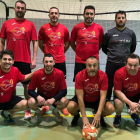 Equipo del Pub Gurugú que disputa la Liga Veteranos de León de fútbol sala DL