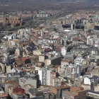 Vista aérea de la capital leonesa en una de las zonas en las que colinda con el municipio de San Andrés del Rabanedo.