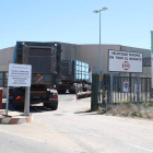 Entrada principal al CTR de San Román de la Vega, gestionado por Gersul. RAMIRO
