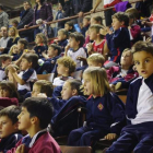Los integrantes del Colegio Leonés animarón al Fundación.