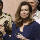 La exprimera dama francesa rompe en la India su silencio tras la ruptura con Hollande.