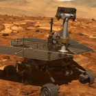 El robot Opportunity, de misión en Marte.