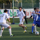 Compostilla acogió ayer el derbi de veteranos.