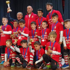 Formación del CD Cerecedo, brillante campeón de la 2.ª División Provincial Prebenjamín y ascendido a la 1.ª División Provincial Prebenjamín para la próxima temporada. DL