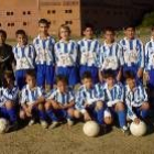 Formación de la Ponferradina B, que milita en la 1.ª Provincial Infantil