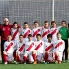 Formación del San Lorenzo A que milita en la categoría alevín.
