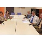 Un momento de la reunión en Valladolid.