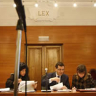 Momento en el que el administrador judicial Emilio Guereñu preside el convenio de acreedores.