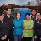 Segundo y su equipo del Restaurante Río Omaña.