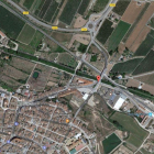 Imagen satélite del lugar donde se ha producido el accidente.