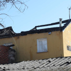 El incendio de este domingo afectó a  la cubierta del inmueble. L. D. M.