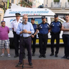 El delegado de Seguridad, Salud y Emergencias de Madrid, Javier Barbero, en un acto público. /
