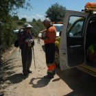 Voluntarios en una de sus intervenciones en el Camino.