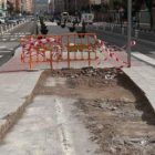 El tramo inicial de Fernández Ladreda se ha levantado 9 meses después de inaugurarse.