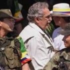 Gabriel García Márquez en uno de sus viajes a Colombia