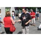 Militantes del sindicato repartieron octavillas en el centro de Ponferrada para denunciar supuestas