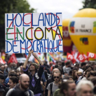 Protestas en París contra el proyecto de ley laboral francés. ETIENNE LAURENT
