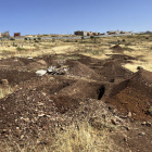 Fosas comunes abiertas en el cementerio de Sidi Salem, en Nador. MOHAMED SIALI