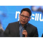 El lider del partido promilitar Phalang Pracha Rath, el general golpista Prayuth.