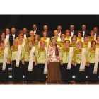 Imagen de archivo de los integr.antes del Orfeón Leonés en el Auditorio Ciudad de León