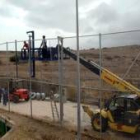 Las obras para aumentar la valla hasta los seis metros ya han comenzado