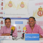 Juan Luis Díez y Felipe Llamazares, en la presentación de la campaña
