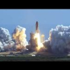 El transbordador espacial Discovery alcanzó la órbita terrestre 9 minutos después de su lanzamiento.