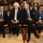 Los rectores Sacristán, Hermida, Hernández y Murillo.
